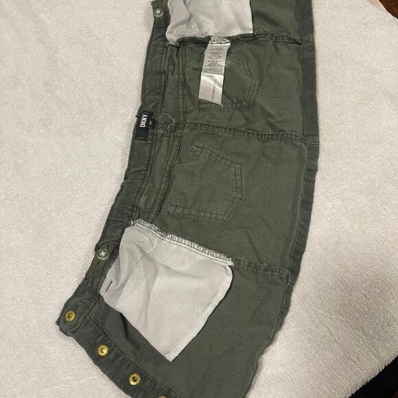 DKNY Olive Corduroy Button-Front Skirt (4T) - Picture 8 of 8